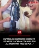 怒斥！几位西班牙球迷庆祝时想点燃梅西球衣，点不着直接将其撕毁